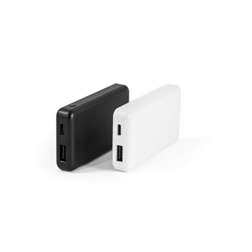 SHERYL. Power bank 4.000 mAh w ABS pochodzącego z recyklingu (100% rABS)