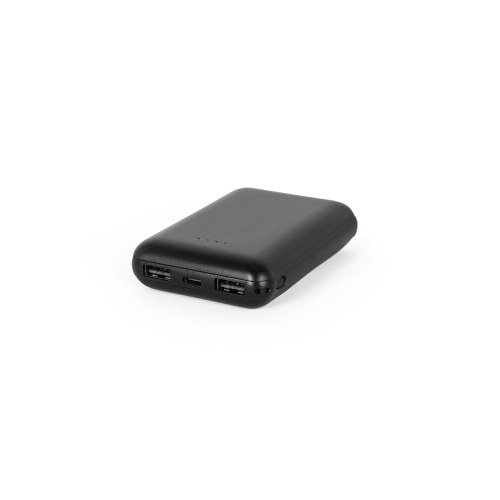 LEAKEY 8. Power bank 8.000 mAh w ABS pochodzącego z recyklingu (100% rABS)