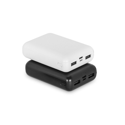 LEAKEY 10. Power bank 10'000 mAh wykonany w ABS pochodzącego z recyklingu (100% rABS)
