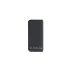BECKER 10. Power bank o pojemności 10 000 mAh wykonany z ABS pochodzącego z recyklingu (100% rABS) z superszybką ładowarką bezprzewodową o mocy 15 W
