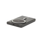 WRIGHT 5. Magnetyczny powerbank z superszybkim ładowaniem z recyklingowanego aluminium i recyklingowanego ABS o pojemności 5000 mAh