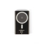WRIGHT 10. Magnetyczny powerbank z superszybkim ładowaniem z recyklingowanego aluminium i recyklingowanego ABS o pojemności 10 000 mAh