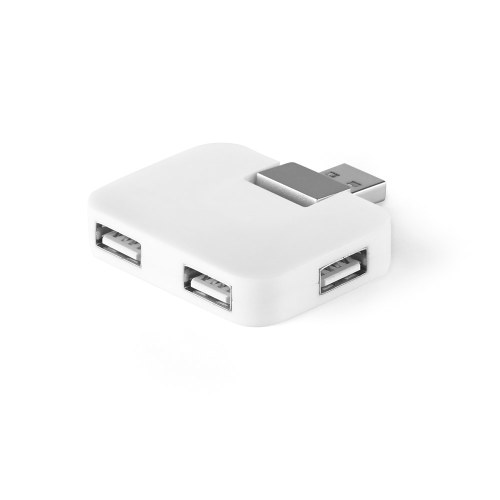 JANNES. HUB z 4 portami USB-A z ABS