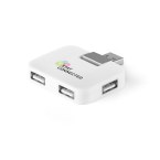 JANNES. HUB z 4 portami USB-A z ABS