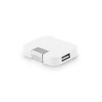 JANNES. HUB z 4 portami USB-A z ABS