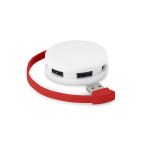 GARDNER. HUB z kablem i 4 portami USB-A z ABS