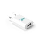 WOESE. Zasilacz USB-A 5W z ABS pochodzącego z recyklingu (100% rABS)