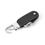BRAGG 8GB. Pamięć USB o pojemności 8 GB z PU i karabińczykiem