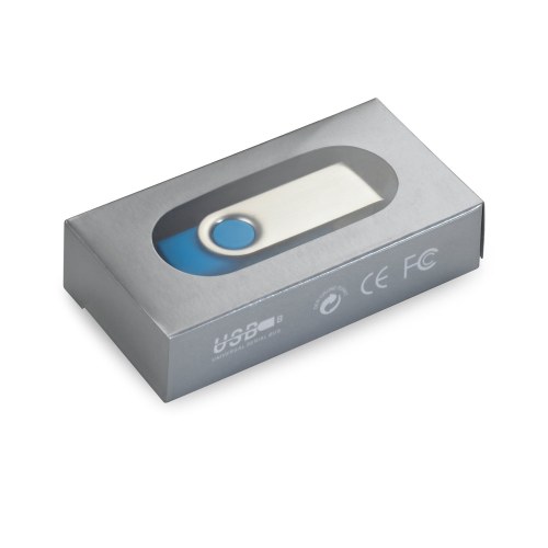 CLAUDIUS 4GB. Pamięć flash USB 4 GB z metalowym klipsem