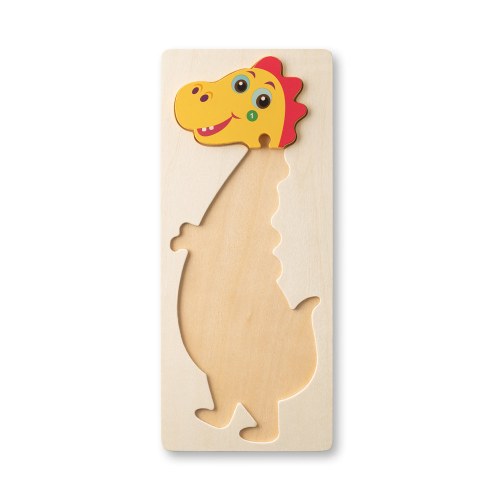 DIPLODOCO. Puzzle w kształcie dinozaura ze sklejki sosnowej