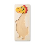 DIPLODOCO. Puzzle w kształcie dinozaura ze sklejki sosnowej