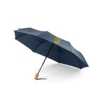 RIVER. Składany parasol pongee poliestru pochodzącego (100% rPET) 190T z automatycznym otwieraniem i zamykaniem