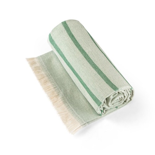 CAPLAN. Wielofunkcyjny ręcznik (260 g/m²) wykonany z lekkiej i wytrzymałej bawełny (90%) oraz bawełny z recyklingu (10%)