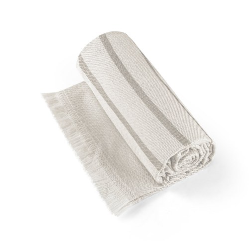 CAPLAN. Wielofunkcyjny ręcznik (260 g/m²) wykonany z lekkiej i wytrzymałej bawełny (90%) oraz bawełny z recyklingu (10%)