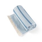 CAPLAN. Wielofunkcyjny ręcznik (260 g/m²) wykonany z lekkiej i wytrzymałej bawełny (90%) oraz bawełny z recyklingu (10%)