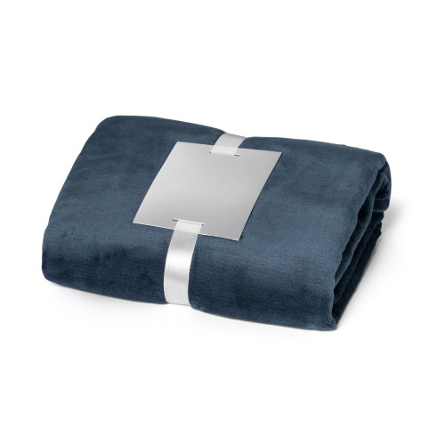 DYLEAF. Koc polarowy (240 g/m²) z tasiemką na kartę personalizacji