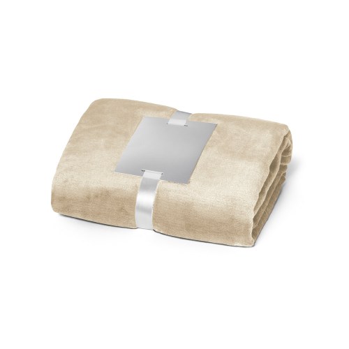 DYLEAF. Koc polarowy (240 g/m²) z tasiemką na kartę personalizacji