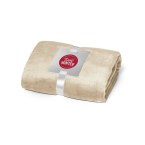 DYLEAF. Koc polarowy (240 g/m²) z tasiemką na kartę personalizacji