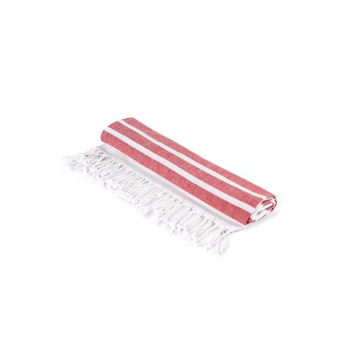 SARDENHA. Ręcznik plażowy z bawełny (70% z recyklingu) i poliestru (30% z recyklingu) (180 g/m²)