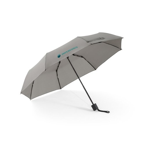 AIDEN. Parasol 21" z poliestru z recyklingu (100% rPET) o gramaturze 190T, składany na 3 części