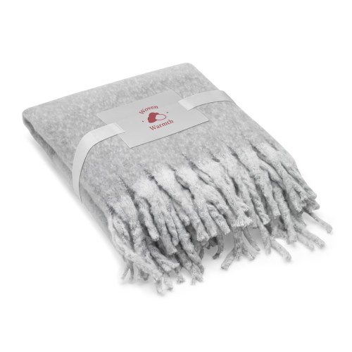 COMFY. Koc z poliestru pochodzącego z recyklingu (100% rPET) (300 g/m²), w dotyku przypominający moher