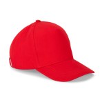 ASHTON. Czapka z 100% bawełny (260 g/m²) z 5 panelami