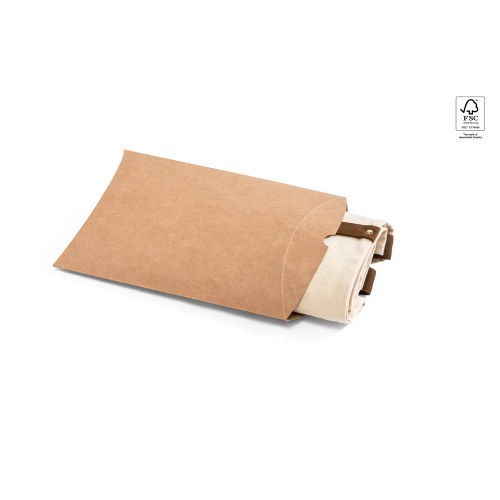 HOLM. Fartuch z płótna 100% bawełny (320 g/m²) z metalowymi detalami