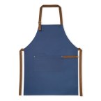 VESPER. Fartuch z płótna bawełnianego 100% (300 g/m²) z metalowymi detalami