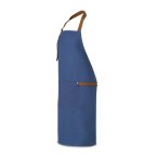 VESPER. Fartuch z płótna bawełnianego 100% (300 g/m²) z metalowymi detalami