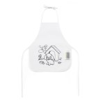 NILO. Fartuch z non-woven dla dzieci do pokolorowania (80 g/m²)