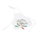 NILO. Fartuch z non-woven dla dzieci do pokolorowania (80 g/m²)