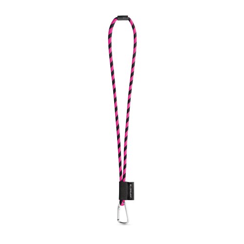 SET Lanyard TUBE Long (Ø 7 mm) z karabińczykiem w kształcie litery D o długości 55 mm i zapięciem bezpieczeństwa o średnicy 7 mm