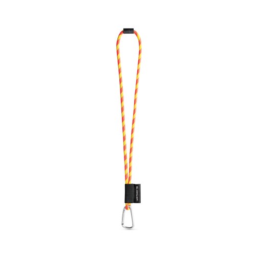 SET Lanyard TUBE Long (Ø 7 mm) z karabińczykiem w kształcie litery D o długości 55 mm i zapięciem bezpieczeństwa o średnicy 7 mm
