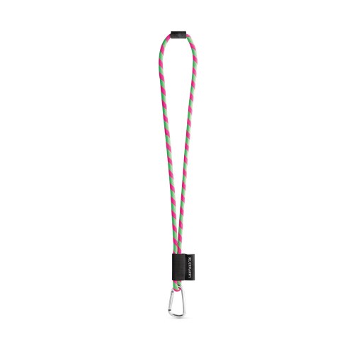 SET Lanyard TUBE Long (Ø 7 mm) z karabińczykiem w kształcie litery D o długości 55 mm i zapięciem bezpieczeństwa o średnicy 7 mm