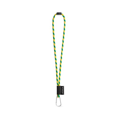 SET Lanyard TUBE Long (Ø 7 mm) z karabińczykiem w kształcie litery D o długości 55 mm i zapięciem bezpieczeństwa o średnicy 7 mm