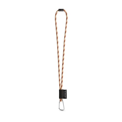 SET Lanyard TUBE Long (Ø 7 mm) z karabińczykiem w kształcie litery D o długości 55 mm i zapięciem bezpieczeństwa o średnicy 7 mm