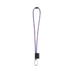 SET Lanyard TUBE Long (Ø 7 mm) z karabińczykiem w kształcie litery D o długości 55 mm i zapięciem bezpieczeństwa o średnicy 7 mm