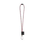 SET Lanyard TUBE Long (Ø 7 mm) z karabińczykiem w kształcie litery D o długości 55 mm i zapięciem bezpieczeństwa o średnicy 7 mm