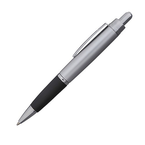 Długopis Comfort, srebrny/czarny