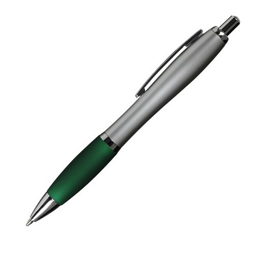 Długopis San Jose, zielony/srebrny