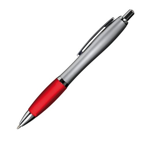 Długopis San Jose, czerwony/srebrny