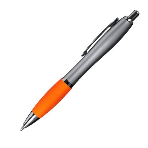 Długopis San Jose, pomarańczowy/srebrny