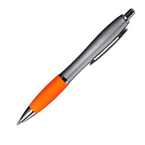 Długopis San Jose, pomarańczowy/srebrny