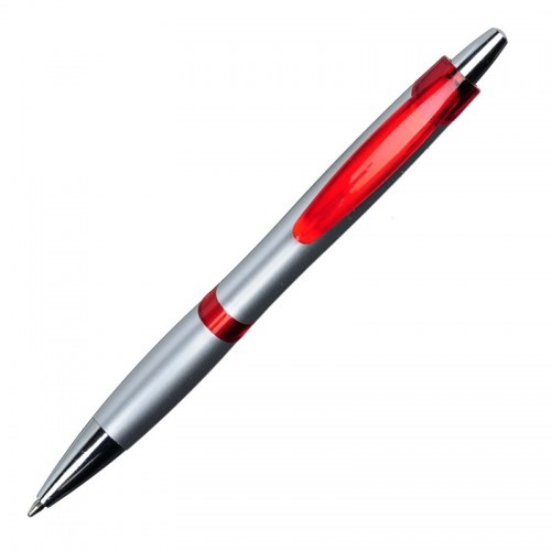 Długopis Fatso, czerwony/srebrny