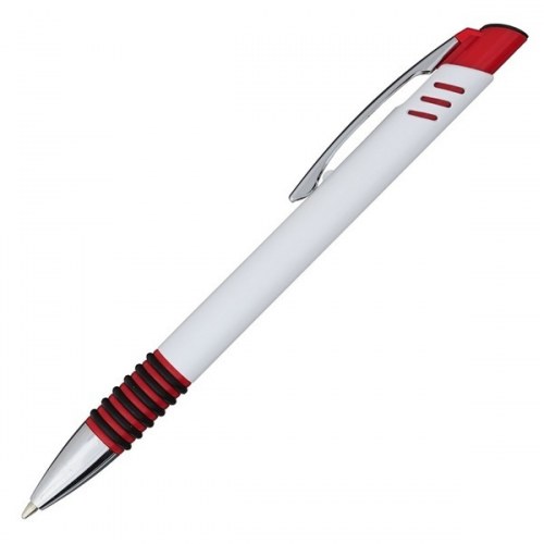 Długopis Joy, czerwony/biały