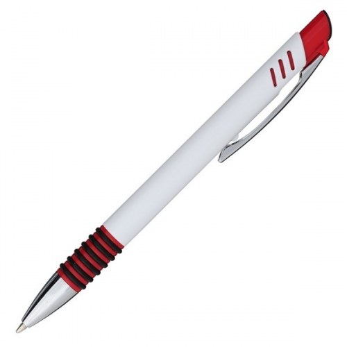 Długopis Joy, czerwony/biały