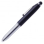 Długopis – latarka LED Pen Light, czarny/srebrny