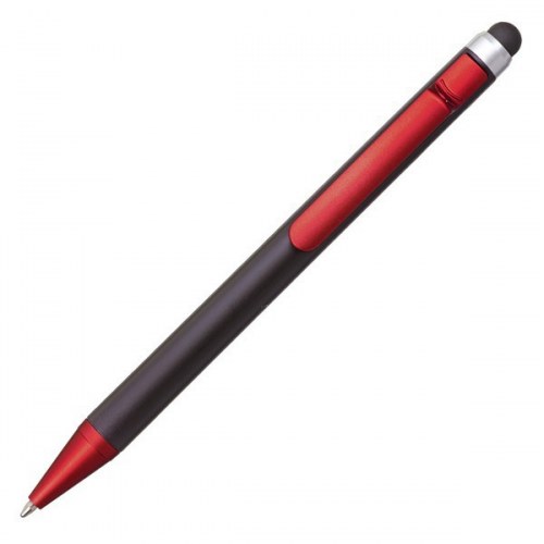 Długopis z rysikiem Amarillo, czerwony/czarny