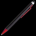 Długopis z rysikiem Amarillo, czerwony/czarny