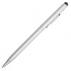 Długopis aluminiowy Touch Tip, srebrny